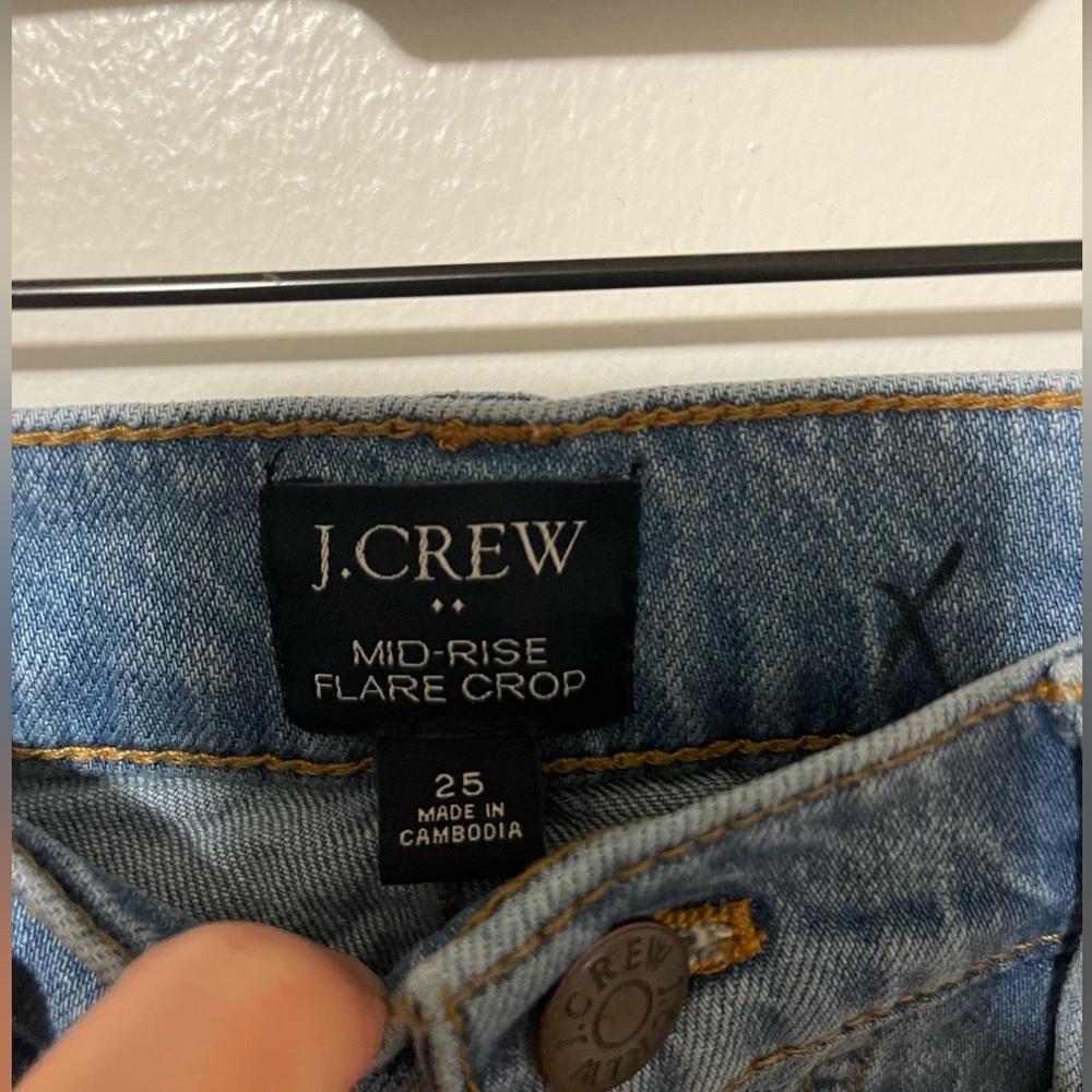 J.crew mid- rise flare crop - Picture 2 of 3